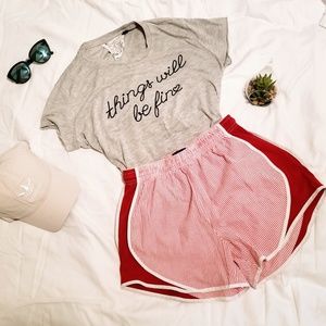 Lauren James Cute Red Shorties︱Size S